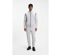BOSS Tuta sportiva regular-fit in cotone elasticizzato con inserti a righe - Style Tracksuit Set, 50533738 Grigio chiaro XXL
