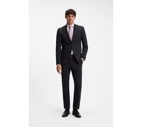 BOSS Two-piece suit in a melange stretch-wool blend - Style H-Harvey-2Pcs-263CNF, 50576192 Blu scuro 54