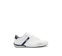 BOSS Sneakers in pelle con fodera interna per il controllo degli odori - Style Saturn_Lowp_lux4 A_N, 50498282 Bianco 44
