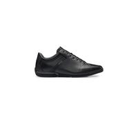 BOSS Sneakers in pelle con fodera interna per il controllo degli odori - Style Saturn_Lowp_lux4 A_N, 50498282 Nero 45