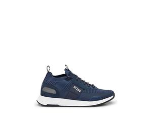 BOSS Uomini Titanium_Runn_knst_N Sneaker Blu 44 EU