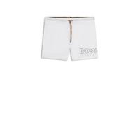 Boss Uomo Costume da Bagno Short 50469280 Poliammide Bianco S