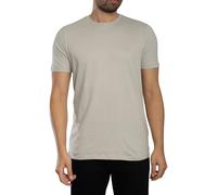 BOSS Uomo Maglietta con logo Tales Chest, Grigio