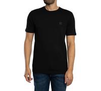 BOSS Uomo Maglietta con logo Tales, Nero