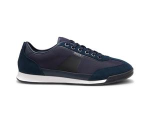 Boss Uomo Nitan_Lowp_txmx 10280114 01 Low Profile Trainers, Blu Scuro, 44 EU