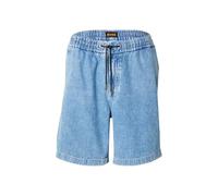 BOSS Uomo Pantaloncini Jeans Cotone Blu 33