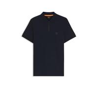 BOSS Orange - Passenger - Polo slim fit in piqué blu scuro-Blu navy XL
