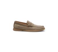 BOSS Mocassini penny in pelle scamosciata con logo - Style Sienne_Loaf_sdpe, 50568763 Beige 44