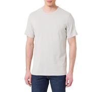 BOSS Orange - Tales - T-shirt grigio medio con riquadro con logo L