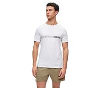 BOSS Uomo T-Shirt Rn Slim Fit Maglietta, White, XL