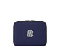 BOSS Varsity-inspired folder with oversized logo patch - Style Conference folder A5 Varsity Navy, 58837109 Blu pz.