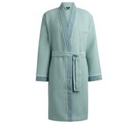 BOSS Vestaglia in cotone a nido d'ape con rifiniture in terry a contrasto - Style THERMS Mist S, KIM-THERMS Calce S