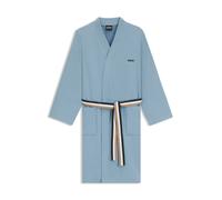 BOSS Vestaglia in terry di cotone con interno ad asciugatura rapida - Style BLINEA White Bath robe XL, KIM-BLINEA Celeste M