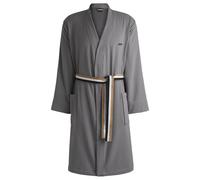 BOSS Vestaglia in terry di cotone con interno ad asciugatura rapida - Style BLINEA White Bath robe XL, KIM-BLINEA Grigio S