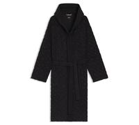 BOSS Vestaglia in terry di misto cotone con motivo con monogramma - Style Fashion Robe, 50479411 Nero XL