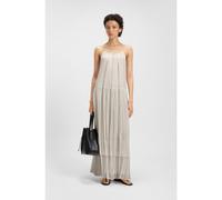 BOSS Vestito a balze in misto seta a righe - Style Davala, 50535154 Colore neutro 38
