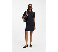 BOSS Vestito a maniche corte in crêpe giapponese - Style Dinderah, 50565104 Blu scuro 36