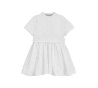 BOSS Vestito da bambina due in uno con monogrammi Double B - Style J52130/10P08A, J52130 Bianco 114