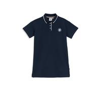 BOSS Vestito da bambina in piqué di cotone elasticizzato con collo a polo - Style J52133/84912A, J52133 Blu scuro 156