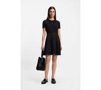 BOSS Vestito in jersey elasticizzato con scollo a goccia - Style Datarni, 50554007 Nero 46