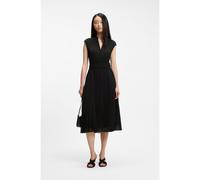 BOSS Vestito plissé con scollo a V - Style Diloh2, 50518390 Nero 46