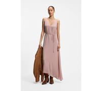 BOSS Vestito sottoveste con scollo a V in crêpe de Chine - Style C_Delda, 50564698 Rosa chiaro 40