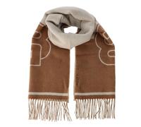 BOSS Sciarpa in misto lana con monogramma Double B - Style Vianna_35*180, 50533865 Beige pz.