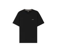 BOSS T-shirt del pigiama in misto cotone con logo ricamato - Style Waffle T-Shirt, 50535891 Nero XL