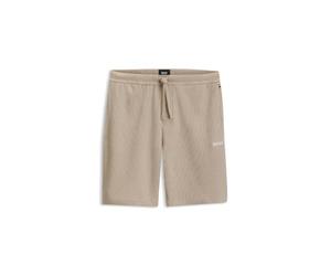 BOSS Waffle Shorts 10269584 01, Pigiama_Short Uomo, 275Light Beige,