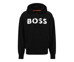 BOSS WebasicHood Maglia di Tuta, Black1, L Uomini