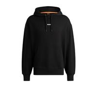 BOSS Felpa nero / bianco, Taglia XXL