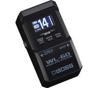 BOSS WL-60 - Sistema wireless per chitarra con trasmettitore Bodypack e ricevitore Stompbox (WL-60), nero