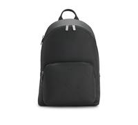 BOSS Zaino in pelle italiana martellata con logo goffrato - Style New Crosstown_S Bckp, 50536142 Nero pz.