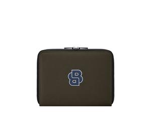 BOSS Zipped folder with varsity-style logo patch - Style Conference folder A5 Varsity Forest Gree, 58837111 Verde scuro pz.