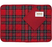 Bossi Tovaglietta Americana Trapuntata cm.35x50 + 1 tovagliolo VAR.335 Tinto in Filo