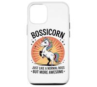 Bossicorn Leader Power Confidence Rainbow Coffee Lover Custodia per iPhone 12/12 Pro