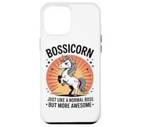 Bossicorn Leader Power Confidence Rainbow Coffee Lover Custodia per iPhone 12 Pro Max
