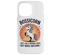 Bossicorn Leader Power Confidence Rainbow Coffee Lover Custodia per iPhone 14 Pro Max
