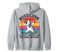 Bossicorn, Proprio Come Un Capo Normale, ma più Fantastico Felpa con Cappuccio