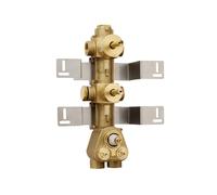 Bossini Alta Portata corpo d’installazione a incasso per termostatico a 3 vie, Z030203000, Alta Portata [Rubinetteria Bagno > Accessori di Montaggio per Rubinetteria Bagno]