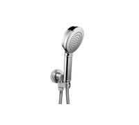 BOSSINI - CLASSIC/1 kit supporto orientabile con presa acqua, duplex e flessibile [varie finiture] - C17002 : Finitura - Nichel Spazzolato