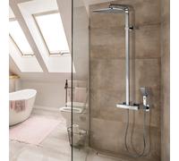 Bossini Cosmo colonna doccia con termostatico, L40001000030008, Cosmo; Agua Life cromo [Rubinetteria Bagno > Colonne Doccia]