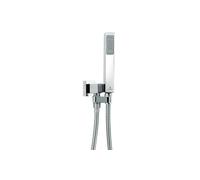 BOSSINI - CUBE kit supporto orientabile con presa acqua, duplex e flessibile a scelta [varie finiture] - C55001/C55005