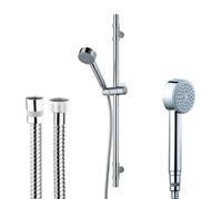 Bossini Cylindrica set doccia con asta saliscendi, 1 tipo di getto, DA3004200030009, Cylindrica cromo [Rubinetteria Bagno > Set Doccia]