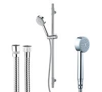 Bossini Cylindrica set doccia con asta saliscendi, 1 tipo di getto, DA3004N00030009, Cylindrica cromo [Rubinetteria Bagno > Set Doccia]