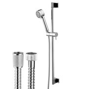 Bossini Cylindrica set doccia con asta saliscendi, 3 tipi di getto, D54019T00030013, Cylindrica cromo [Rubinetteria Bagno > Set Doccia]