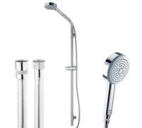 Bossini Dinamica set doccia con asta saliscendi, 1 tipo di getto, DA4003N00030009, Dinamica cromo [Rubinetteria Bagno > Set Doccia]