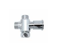 BOSSINI VALVOLA DEVIATORE TRE VIE OTTONE SERIE MINIMALISTA 1/2X1/2X1/2 E60500