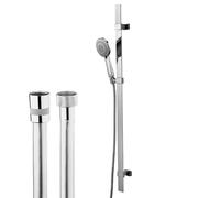 Bossini Mixa set doccia con asta saliscendi, 3 tipi di getto, D46005300030013, Mixa cromo [Rubinetteria Bagno > Set Doccia]
