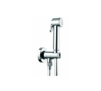 Bossini - Paloma idroscopino tondo con getto laser con flex in PVC silver